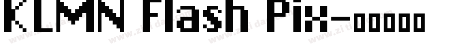 KLMN Flash Pix字体转换